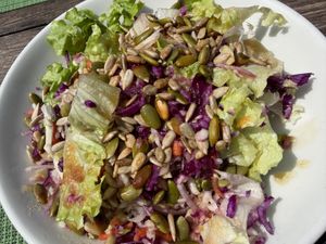 Seed salad  at Urban & Veggie in Dubrovnik