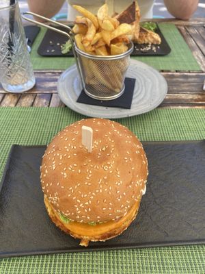 Vegan Iron Burger  at Urban & Veggie in Dubrovnik