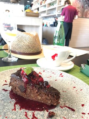 Vegan Carrot/Orange cake! Amazing! at Urban & Veggie in Dubrovnik