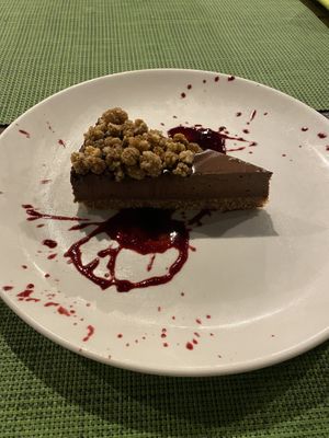 Raw cake at Urban & Veggie in Dubrovnik