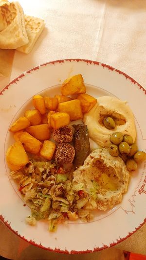 Piatto mediterraneo at Mille e Una Notte in Udine