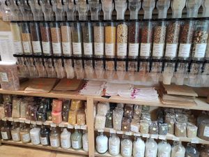 Bulk grains at Veganic in Dublin