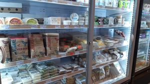 mock meats and cheeses at Veganic in Dublin