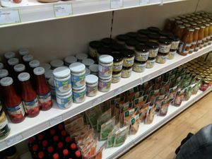Mayo and sauces and soups at Veganic in Dublin