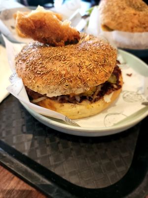 Vegan Cheese Burgel at Balls and Bangles in Queenstown