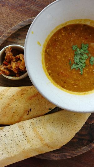 pumpkin dosa at Muse Cafe & Art in Ubud