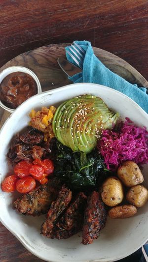 veggie breakfast at Muse Cafe & Art in Ubud