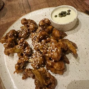 Cauliflower wings  at Muse Cafe & Art in Ubud