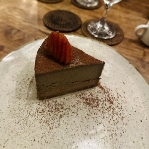 Raw tiramisu   at Muse Cafe & Art in Ubud