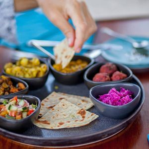 Thali: Indian Meal Set at Muse Cafe & Art in Ubud