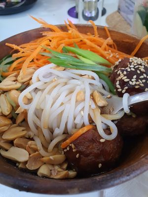 Rice noodle at Boufe in Central Singapore