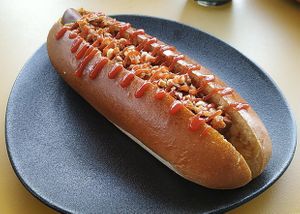 Mapple dog at Not Dog in Nice