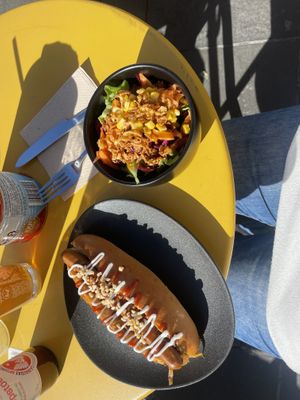 Maple Joe with Salad  at Not Dog in Nice