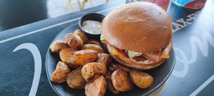 Bacon& cheese burger at Not Dog in Nice