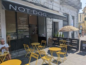 Outside of Not Dog. at Not Dog in Nice
