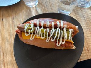 Hot dog  at Not Dog in Nice