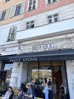 Outside   at Not Dog in Nice