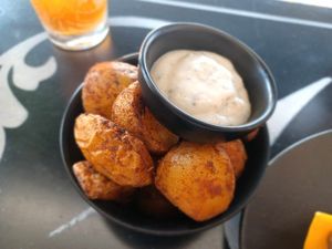 Side potatoes at Not Dog in Nice