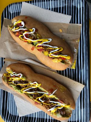 Guacamole and Pesto Not Dog  at Not Dog in Nice