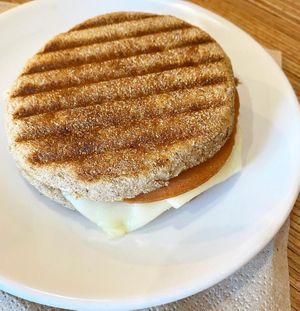 Cheese and ham muffin. Nice at Not Dog in Nice