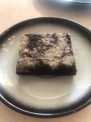 Tahini brownie at Soul Sante in Dubai