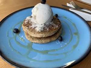 Banana protein pancake. Sugar free  at Soul Sante in Dubai