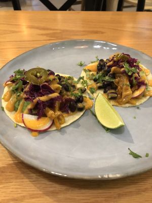 Tacos at Soul Sante in Dubai