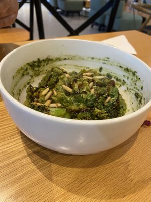 My Favorite - roasted potato and broccoli pesto  at Soul Sante in Dubai