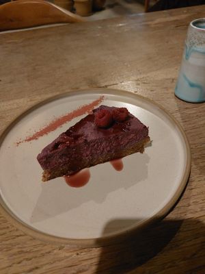 Cheesecake at Green Kukunari in Crete