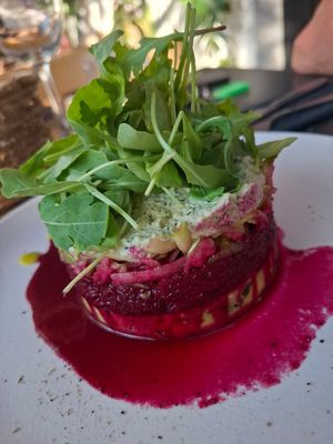 Beetroot Tartar at Green Kukunari in Crete