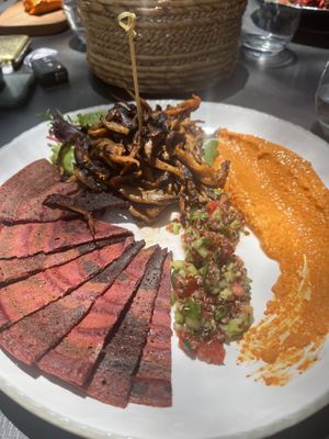 mushroom shawarma  at Green Kukunari in Crete