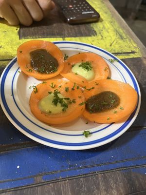 Complimentary starter   at Tostometro in Granada