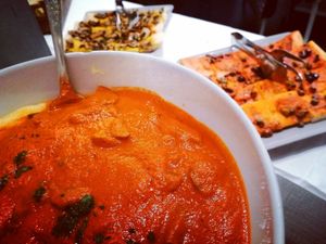 Polenta al sugo at Muà in Genoa