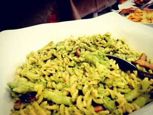 Pasta ai broccoli at Muà in Genoa