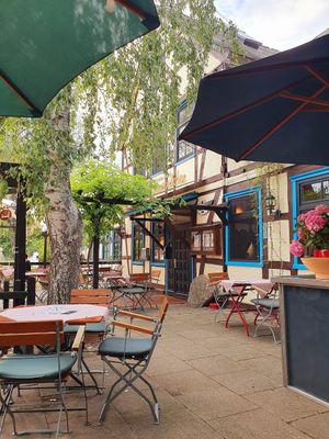 Schöner Außenbereich at Trebeler Bauernstuben in Trebel