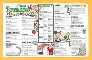 All vegan menu + vegan kids menu  at Bareburger in Mount Kisco