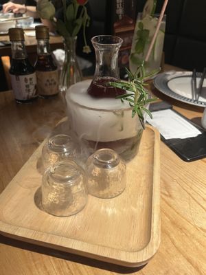 Hawthorn and plum juice.   at Qīng Chún 庆春食堂 - Qingchun E Rd in Hangzhou