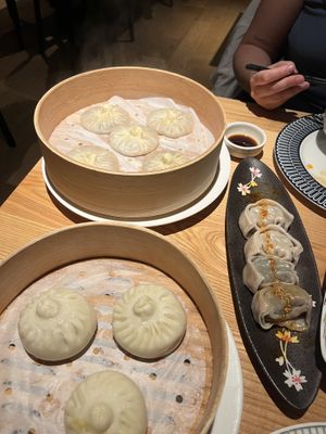 Soup dumplings.  at Qīng Chún 庆春食堂 - Qingchun E Rd in Hangzhou
