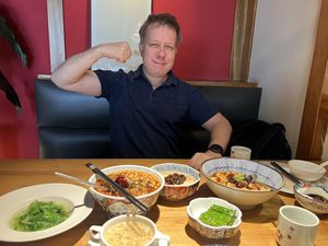 I was stoked   at Qīng Chún 庆春食堂 - Qingchun E Rd in Hangzhou