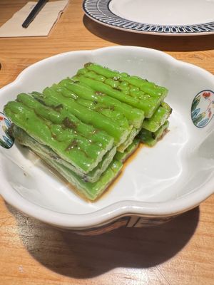 Bitter melon 苦瓜 a heakthy Chinese vegetable   at Qīng Chún 庆春食堂 - Qingchun E Rd in Hangzhou