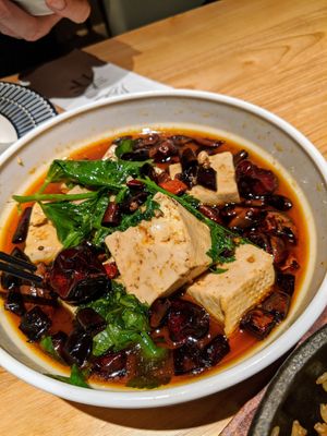 Spicy tofu at Qīng Chún 庆春食堂 - Qingchun E Rd in Hangzhou
