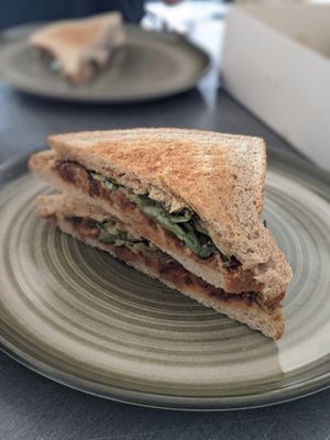 Hummus Sandwich (November 2020) at Menthe Chocolat in Toulon