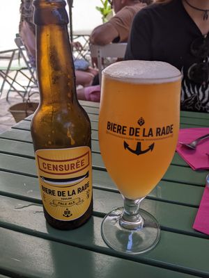 Regional beer at Menthe Chocolat in Toulon