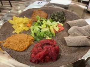 Veggie Combo at Enat Kitchen in Portland