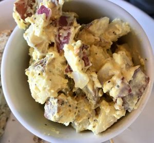Potato salad side at Uptown Cafe in Valparaiso