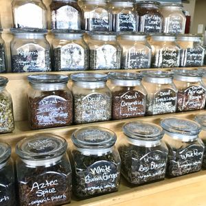 Wonderful tea selection  at Uptown Cafe in Valparaiso