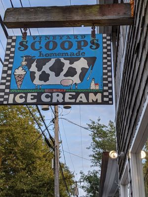 Follow the sign at Vineyard Scoops in Edgartown
