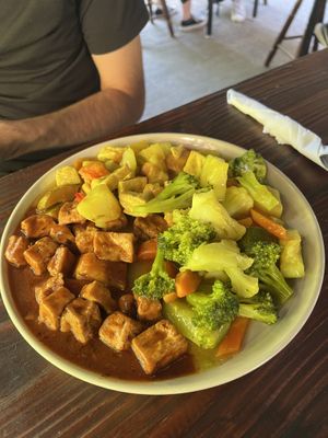 Tofu & veggies   at Holy Bao in Santiago