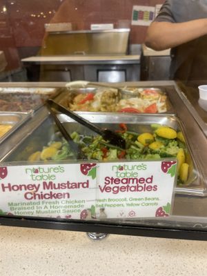 Steamed veggies  at ATL - Nature's Table - TE in College Park