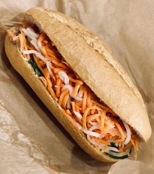 Tofu banh mi  at Bun Mee in San Francisco